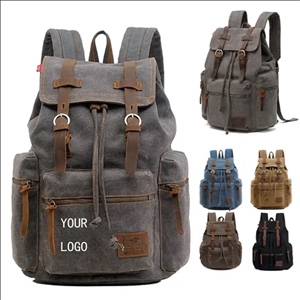 High Capacity Canvas Vintage Backpack